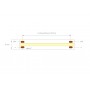 LED Strip COB 8mm 24V, 15W/m, 480LED/m, 5m