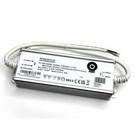 LED Driver / Power supply 150W, 24V, 6.25A, IP67, MCHQ