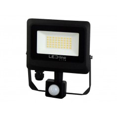 LED floodlight, 230Vac, 30W, 3000lm, 100lm/W, 4000K, IP66, 120°