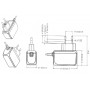 Nätadapter 12VDC, 1A, 12W