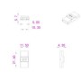 LED Strip to Strip joint for 10mm, 2 Pin
