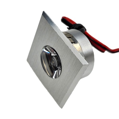 1-DOT Fyrkantig 1W, 350mA, 40mm