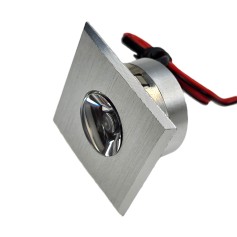 1-DOT Fyrkantig 1W, 350mA, 40mm