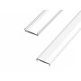 Lins för aluminiumprofil 1m, 16mm, tranparent