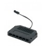 LED power connector with 6 parallel outputs LED