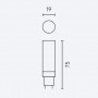 G9 LED 12W bulb / warm white 3000K 1160lm