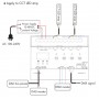 DALI/DMX 4-kanaler LED Dimmer 12-48V
