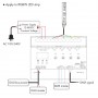 DALI/DMX 4-kanaler LED Dimmer 12-48V