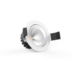 LED COB Downlight 8W, dim to warm 80mm, IP54