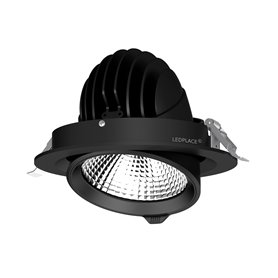 LED Scoop Downlight 15W, DALI, 145mm, svart