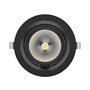 LED Scoop Downlight 15W, DALI, 145mm, svart