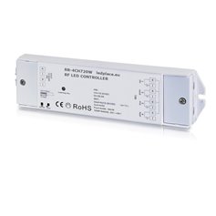 Trådlös LED mottagare/dimmer 12/24VDC 720W 4-kanaler