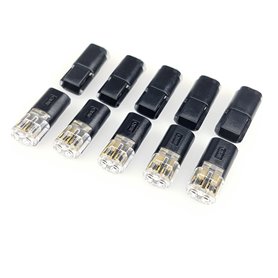 Pluggable 2 pol connector 22-20 AWG, 10-pack